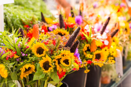 Farmers Market Flowers Image